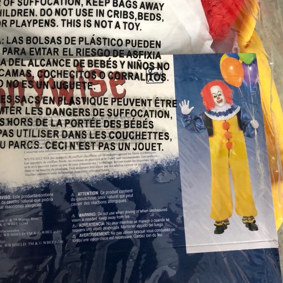 It: The Movie PennyWise Adult Costume! New! - Picture 5 of 6